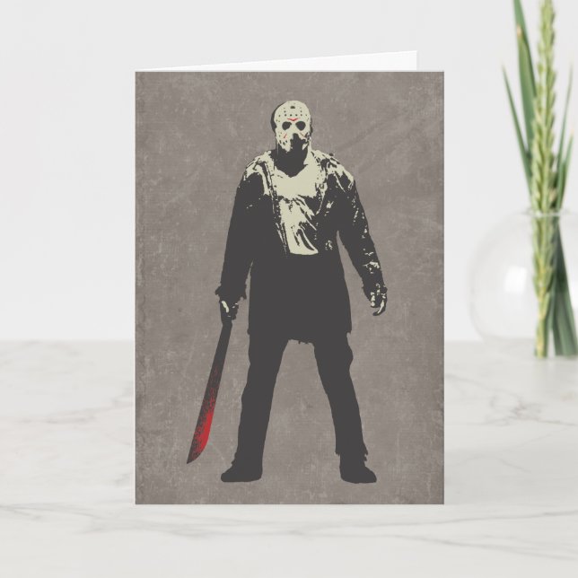 Fredag den 13 | Jason Voorhees Character Art Kort (Framsida)