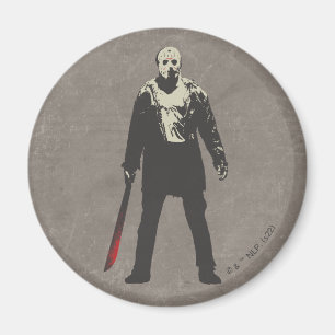 Fredag den 13 Jason Voorhees Character Art Magnet