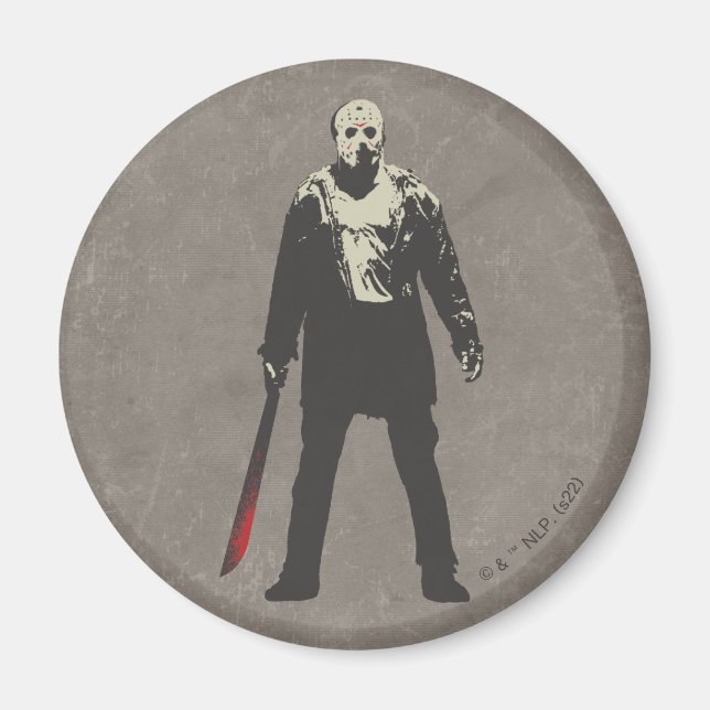 Fredag den 13 | Jason Voorhees Character Art Magnet (Framsidan)