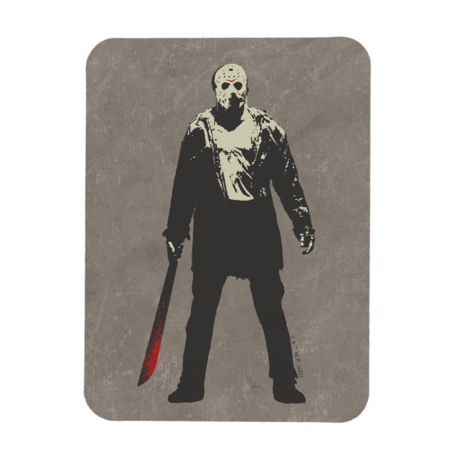 Fredag den 13 | Jason Voorhees Character Art Magnet (Vertikal)