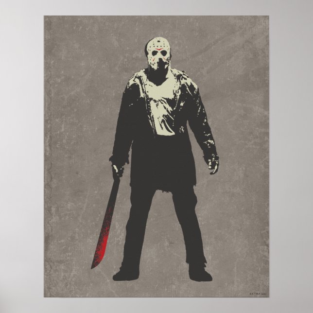 Fredag den 13 | Jason Voorhees Character Art Poster (Framsidan)