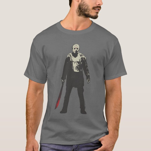 Fredag den 13 | Jason Voorhees Character Art T Shirt (Framsida)