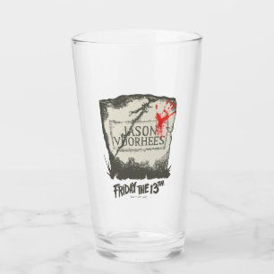Fredag den 13 Jason Voorhees Headstone Glaskopp