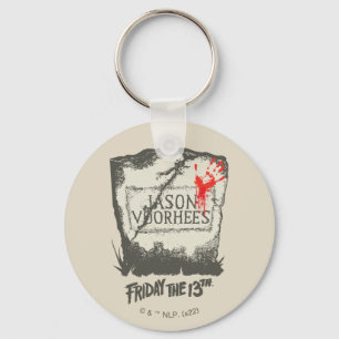 Fredag den 13 Jason Voorhees Headstone Nyckelring