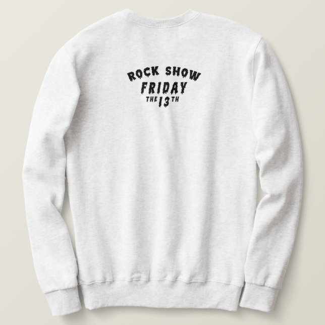 Fredag den 13 lång ärmad tröja (Design baksida)