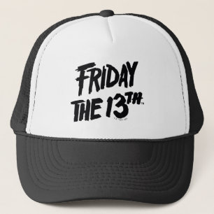 Fredag den 13   Staplad målad Logotyp Keps