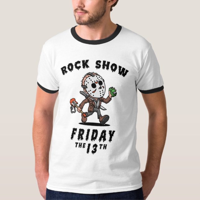 Fredag den 13 t shirt (Framsida)
