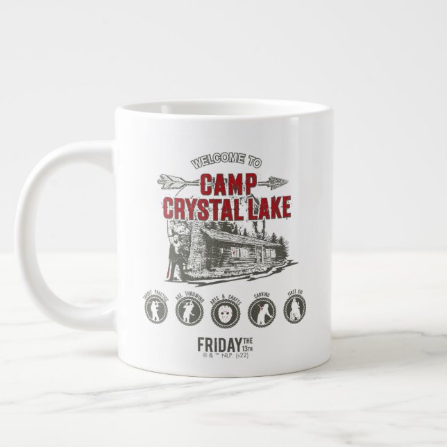 Fredag den 13 | Välkommen till Camp Crystal Sjö Jumbo Mugg (Vänster)