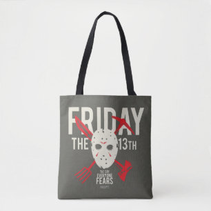 Fredag den 13 Vapen Kor Hockey Mask Tygkasse