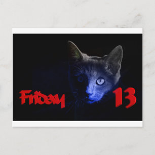fredag den 13 vykort
