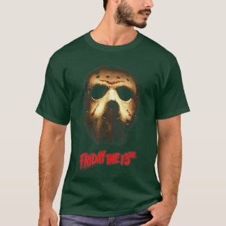 Fredag den 13e Mask Fading vän T Shirt