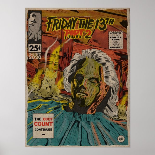 Fredag den trettonde delen 2 poster (Framsidan)