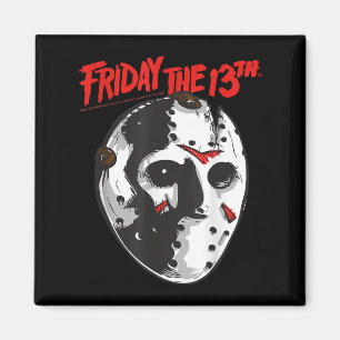 Fredag Den trettonde designmaskkonsten Halloween Magnet