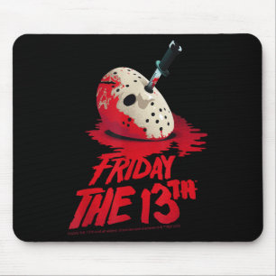 Fredag den trettonde maskblodet Halloween-designen Musmatta