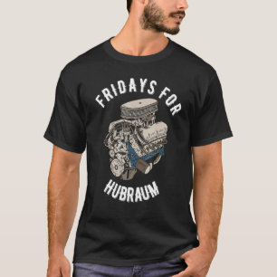 Fredag för Hubraum Skull Pistons framtida frihet T Shirt