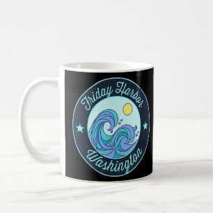 Fredag Harbour Wa Washington Souvenir Nautical Sur Kaffemugg
