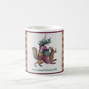 Fredag-kaffet Mugg i medeltida Avslappnaden