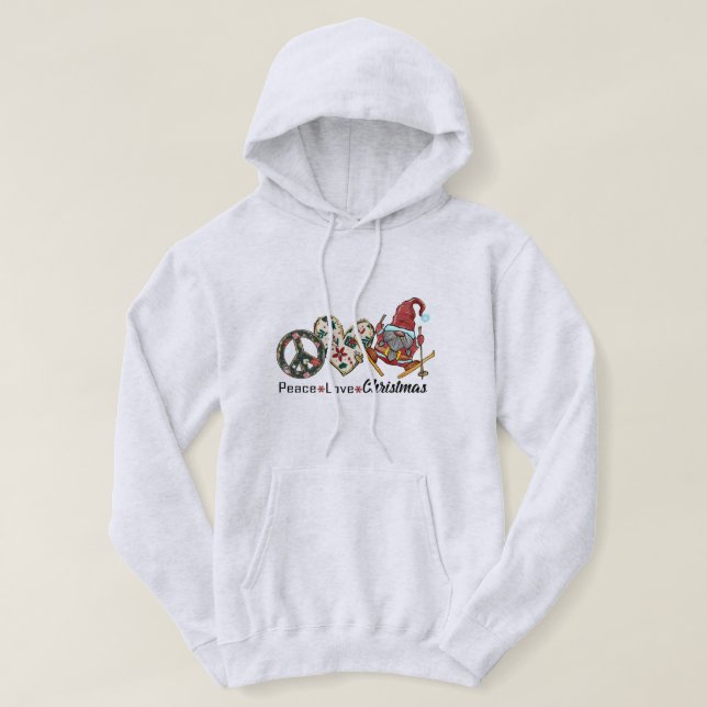 Fredag Kärlek jul Hoodie (Design framsida)