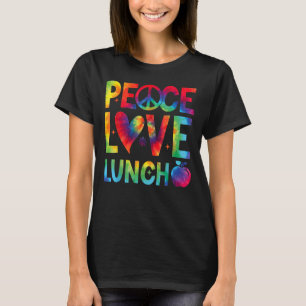 Fredag kärlek lunch dam retro groovy lunch dam Til T Shirt