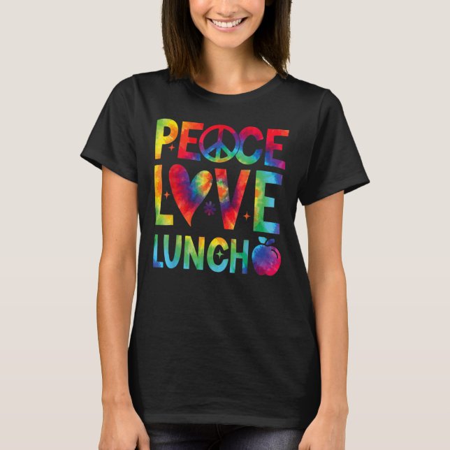 Fredag kärlek lunch dam retro groovy lunch dam Til T Shirt (Framsida)