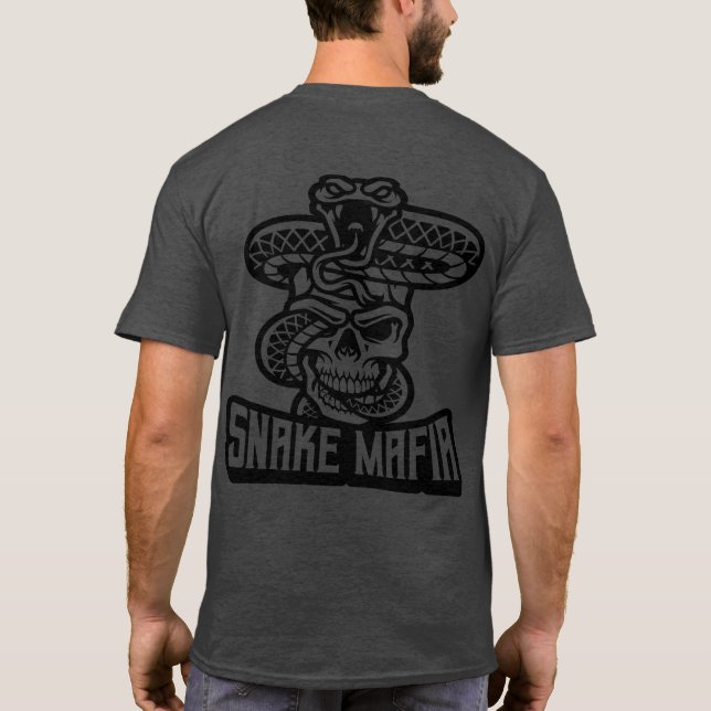 Fredag Morale - Snake Mafia T Shirt (Baksida)