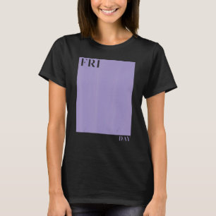 Fredag Motivation inspirational Vintage Stil Happ T Shirt