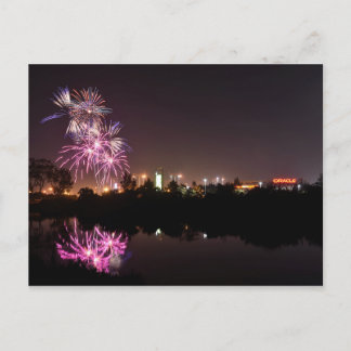 Fredag Natt Fireworks Vykort