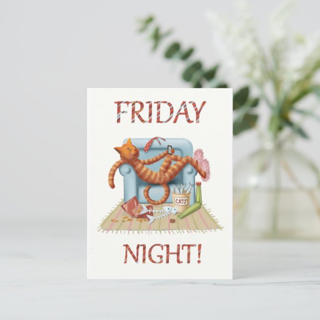 Fredag Natt Vykort (Stående Fram)