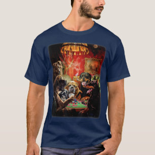 Fredag Nattens Hund Poker Tournament, Gambling Tur T Shirt