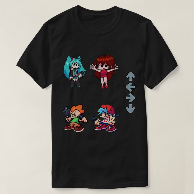 Fredag Nattfunktion - tecken T Shirt (Design framsida)