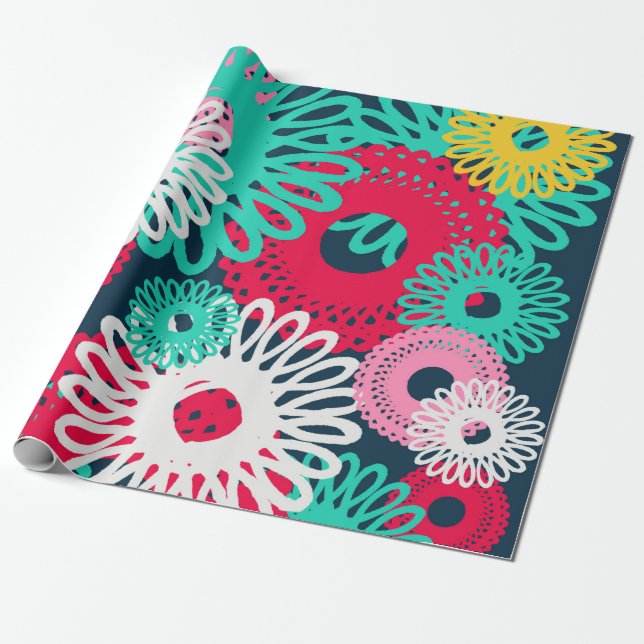 Fredag Nattskrapning Papper Presentpapper (Utrullad)