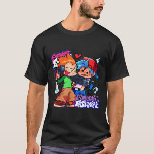 Fredag Night Funkin Boykompis och Pico Funny T Shirt