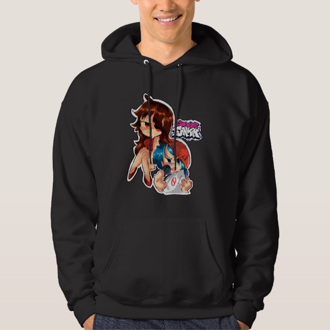 Fredag Night Funkin by Beeter Hooded Shirt Hoodie (Framsida)