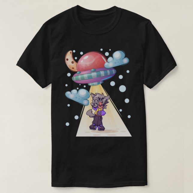 Fredag Night Funkin Space Kapi T Shirt (Design framsida)