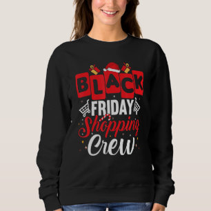 Fredag Shopping Crew jul Black Shopping Fami T Shirt