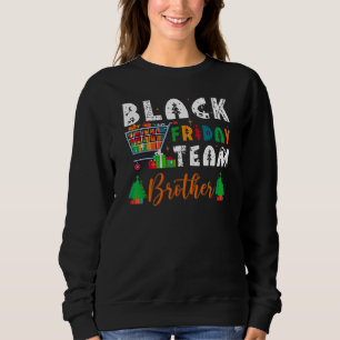 Fredag Shopping Team Brother Family jul Blac T Shirt