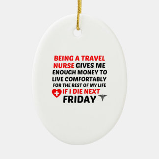 FREDAG TRAVEL NURSE JULGRANSPRYDNAD KERAMIK