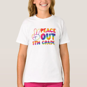 Fredag ​​ut åttonde klass Tie Dye Sista dagen 8:e  T Shirt