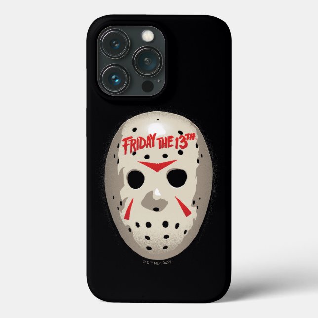 Fredagen den 13:e | Grafik för hockeymask (Baksida)