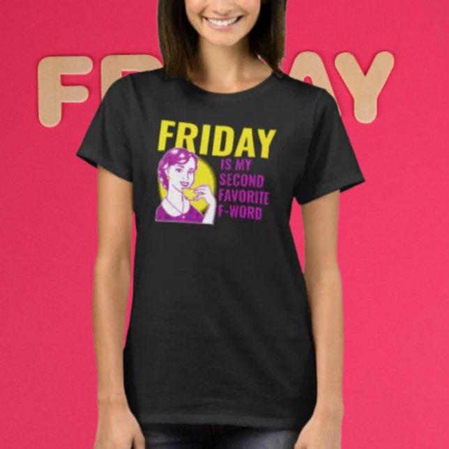 Fredags F-ord: Retro te-dam T Shirt (Skapare uppladdad)