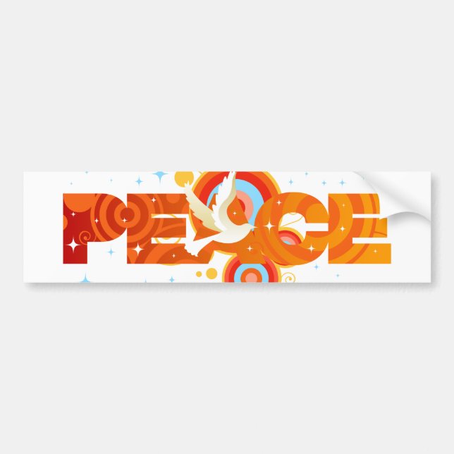FREDAGSDEMONSTRATION Bumpersticker Bildekal (Framsidan)