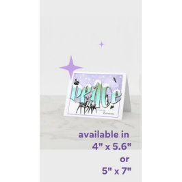 Fredagsdjur personlig julkort helgkort