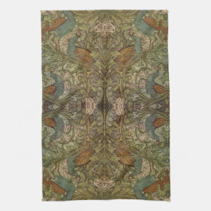 Fredagshuggare i Art nouveau Kökshandduk