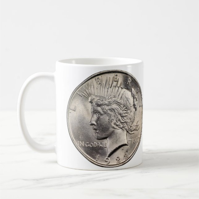 Fredagsmuggen för fredsdollar kaffemugg (Vänster)