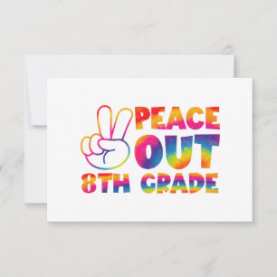 Fredagsmys Åttonde Klass T-shirt Sista Skoldagen 8 Tack Kort