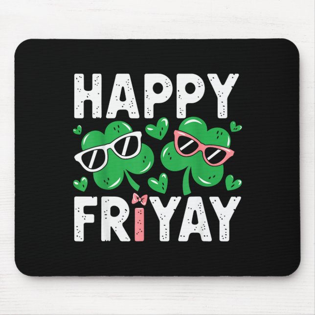 Fredagsmys fredag Glad fri Yay lärare _4  Musmatta (Framsidan)