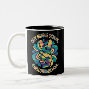 Fredagsmys Mitt Hello High School Tie Dye Två-Tonad Mugg