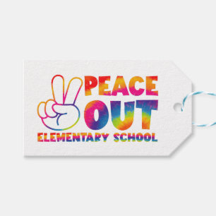 Fredagsmys på Peace Out Grundskola Sista Skoldagen Presentetikett
