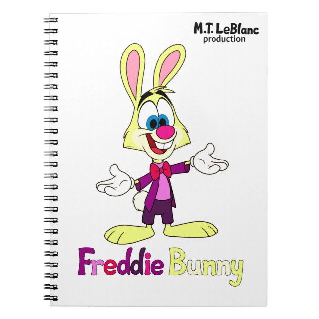 Freddie Bunny  Anteckningsbok (Framsidan)