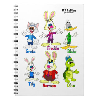 Freddie Bunny & Vänner Anteckningsbok